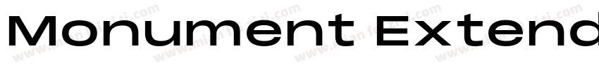 Monument Extended Bl字体转换